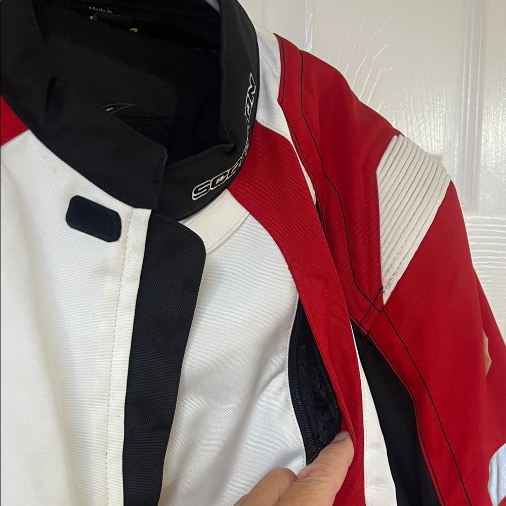 Get Stung Men's Red, Black, and White Performance Jacket - Picture 5 of 12